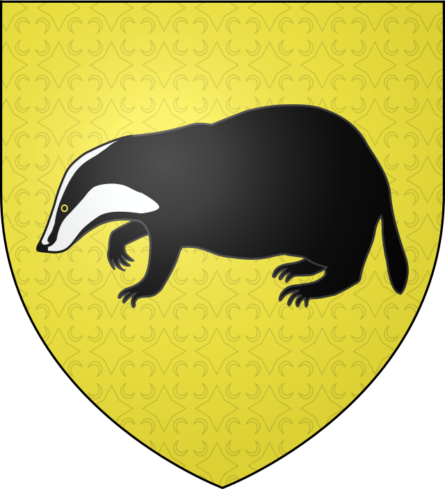 Hufflepuff- symbol domu: borsuk; cechy typowe w domu: wierność, sprawiedliwość, pracowitość, lojalność, uprzejmość, uczciwość, koleżeńskość, cierpliwość, schludność, dokładność, pokojowe nastawienie, kreatywność, pomoc