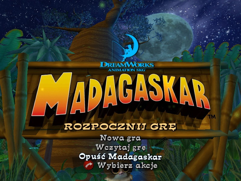 My graliśmy kiedyś w grę Madagaskar 1