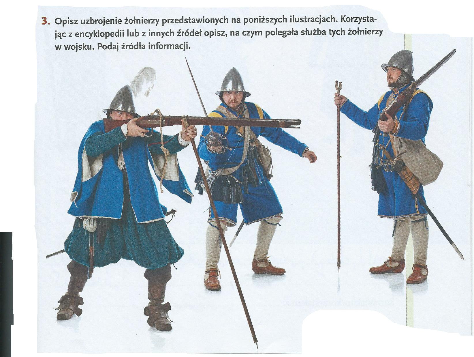 Opisz W Czterech Zdaniach Czym Zajmował Się średniowieczny Rycerz Opisz uzbrojenie żołnierzy przedstawionych na poniższych ilustracjach