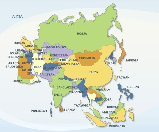 Jak Najszybciej Nauczyć Się Mapy Azji Zapytajonetpl 0573