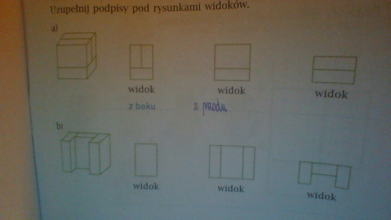 Bryły Narysowane Obok To Sześcian I Prostopadłościan Uzupełnij Tabelkę Spójrz na bryły zbudowane z jednakowych prostopadłościanów. Obok każdej