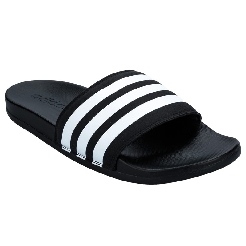 adidas adilette cloudfoam plus stripes