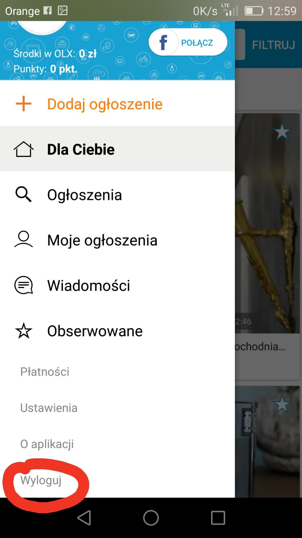 Telefonie z badoo na sie wylogowac Jak usunąć