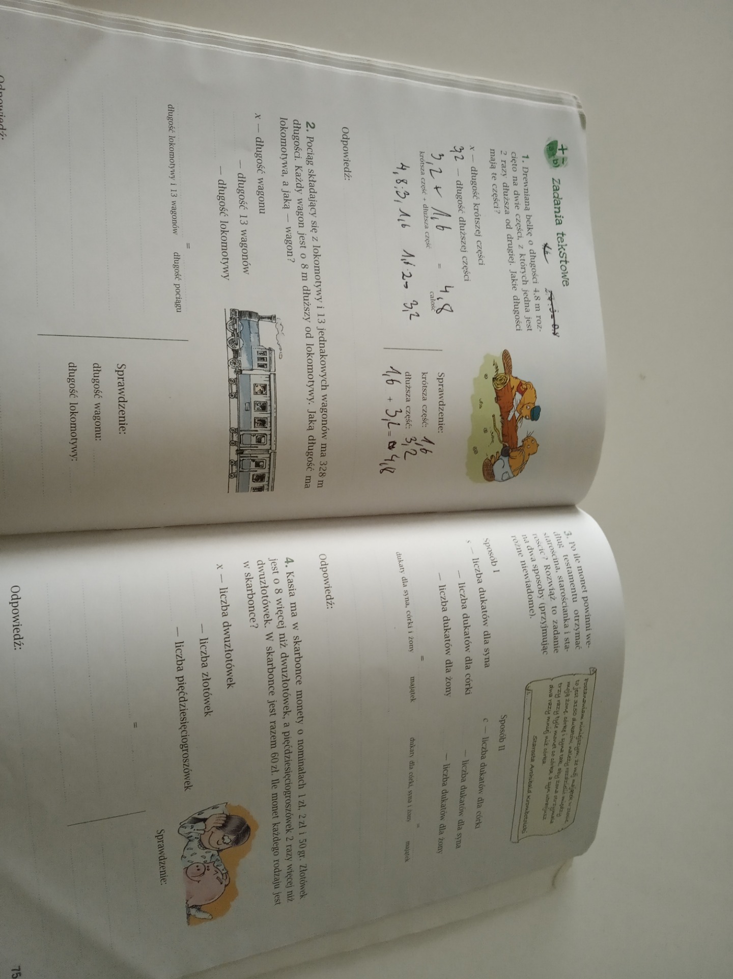 Zadania tekstowe matematyka klasa 6 - Zapytaj.onet.pl