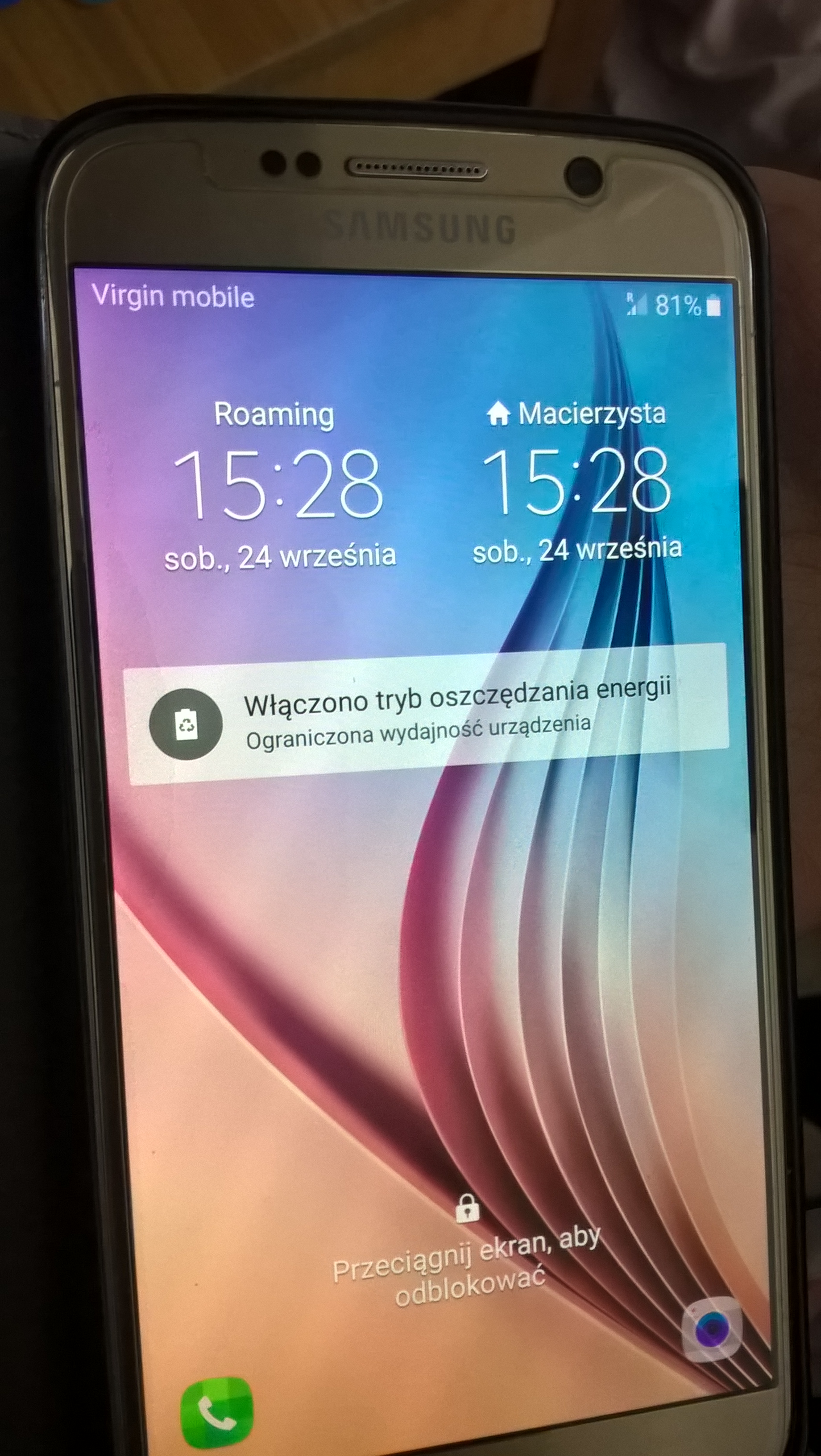 Wyłaczenie podwójnego zegara na zablokowanym ekranie w Samsung galaxy s 6.  - Zapytaj.onet.pl -